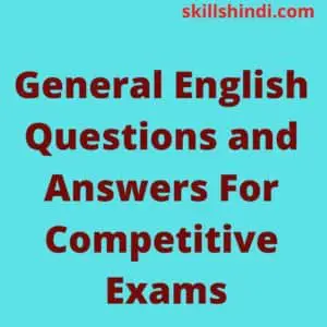 General English Questions 
